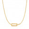 Gold Glam Interlock Necklace N037 - 01GAnia HaieN037 - 01G