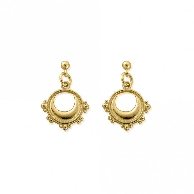 Gold Half Moon Drop Earrings GEST4006ChloBoGEST4006