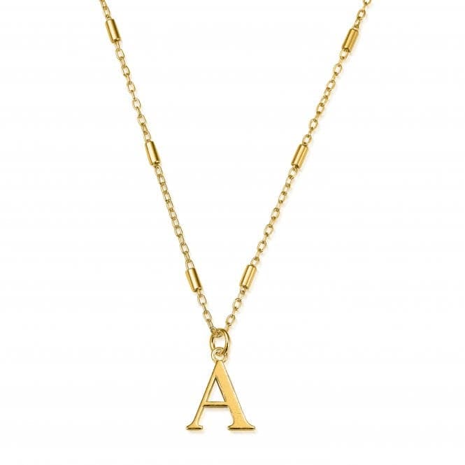 Gold Iconic Initial A Necklace GNCC4041AChloBoGNCC4041A