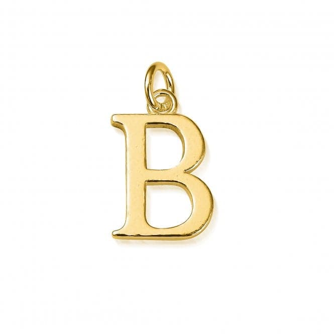 Gold Iconic Initial B Necklace GNCC4041BChloBoGNCC4041B