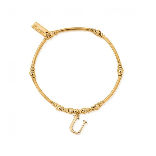 Gold Iconic Initial Bracelet - Letter UChloBoGBMNFR4043U