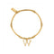 Gold Iconic Initial Bracelet - Letter WChloBoGBMNFR4043W
