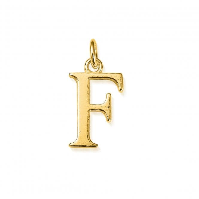 Gold Iconic Initial F Necklace GNCC4041FChloBoGNCC4041F