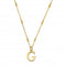 Gold Iconic Initial G Necklace GNCC4041GChloBoGNCC4041G