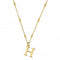 Gold Iconic Initial H Necklace GNCC4041HChloBoGNCC4041H