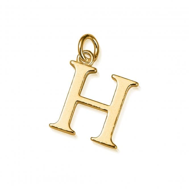 Gold Iconic Initial H Necklace GNCC4041HChloBoGNCC4041H