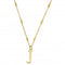 Gold Iconic Initial J Necklace GNCC4041JChloBoGNCC4041J