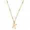 Gold Iconic Initial K Necklace GNCC4041KChloBoGNCC4041K