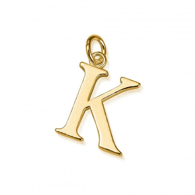 Gold Iconic Initial K Necklace GNCC4041KChloBoGNCC4041K