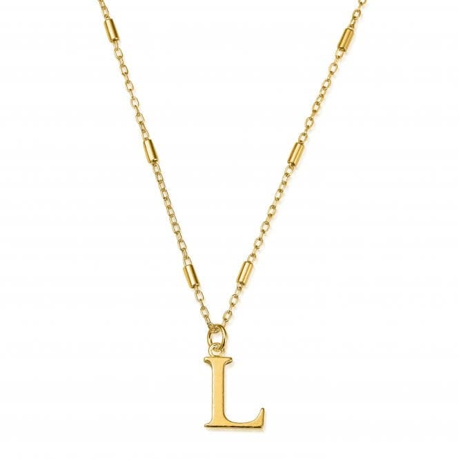 Gold Iconic Initial L Necklace GNCC4041LChloBoGNCC4041L