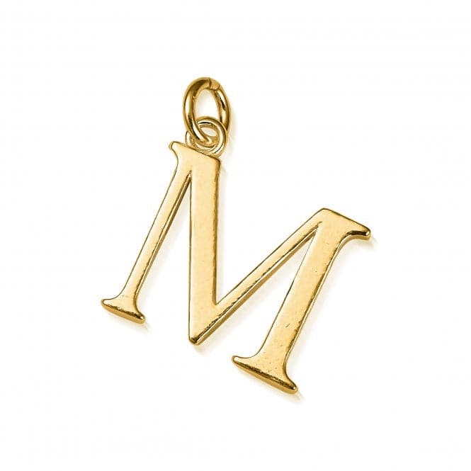 Gold Iconic Initial M Necklace GNCC4041MChloBoGNCC4041M