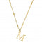 Gold Iconic Initial M Necklace GNCC4041MChloBoGNCC4041M