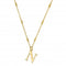 Gold Iconic Initial N Necklace GNCC4041NChloBoGNCC4041N
