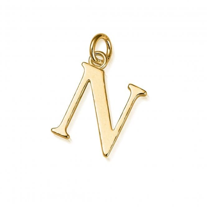 Gold Iconic Initial N Necklace GNCC4041NChloBoGNCC4041N