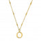 Gold Iconic Initial O Necklace GNCC4041OChloBoGNCC4041O
