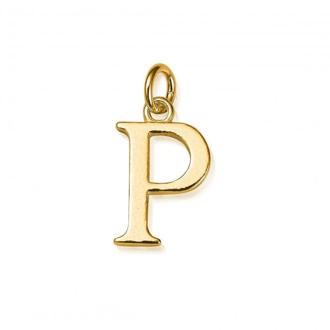 Gold Iconic Initial P Necklace GNCC4041PChloBoGNCC4041P