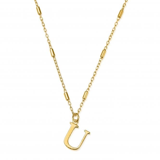 Gold Iconic Initial U Necklace GNCC4041UChloBoGNCC4041U