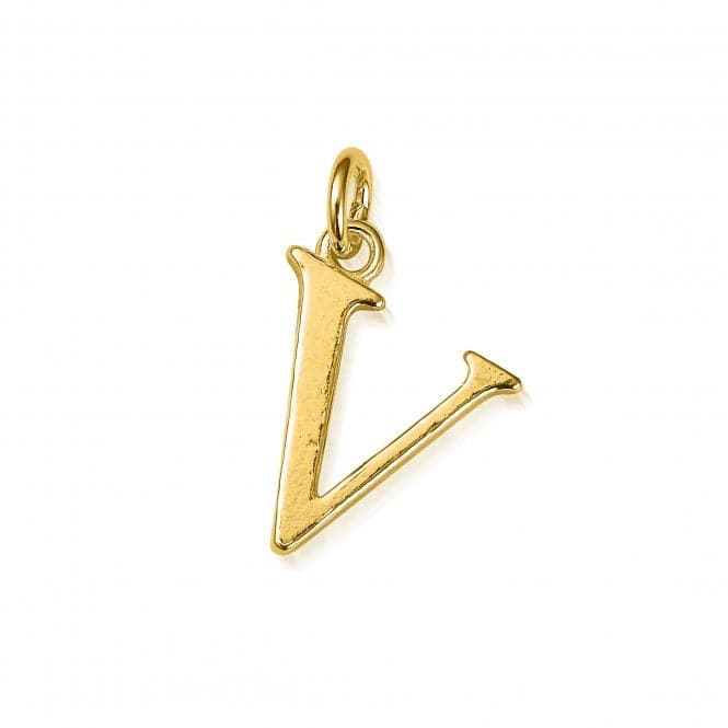 Gold Iconic Initial V Necklace GNCC4041VChloBoGNCC4041V