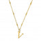 Gold Iconic Initial V Necklace GNCC4041VChloBoGNCC4041V