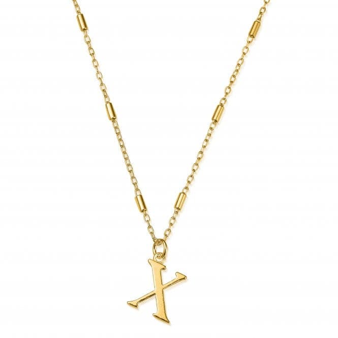 Gold Iconic Initial X Necklace GNCC4041XChloBoGNCC4041X