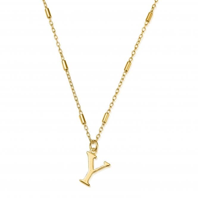 Gold Iconic Initial Y Necklace GNCC4041YChloBoGNCC4041Y