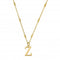 Gold Iconic Initial Z Necklace GNCC4041ZChloBoGNCC4041Z