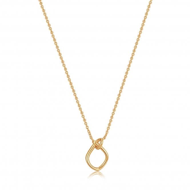 Gold Knot Pendant Necklace N029 - 02GAnia HaieN029 - 02G