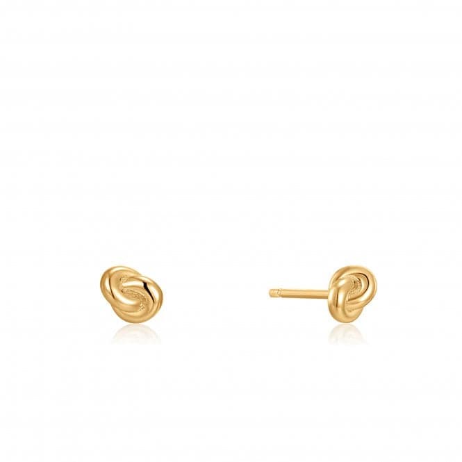 Gold Knot Stud Earrings E029 - 01GAnia HaieE029 - 01G