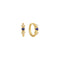 Gold Lapis Star Huggie Hoop Earrings E039 - 02G - LAnia HaieE039 - 02G - L