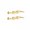 Gold Lightening Bolt Cuff Earring GEST4000ChloBoGEST4000