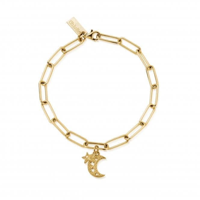 Gold Link Chain Hope and Guidance Bracelet GBLC30873031ChloBoGBLC30873031