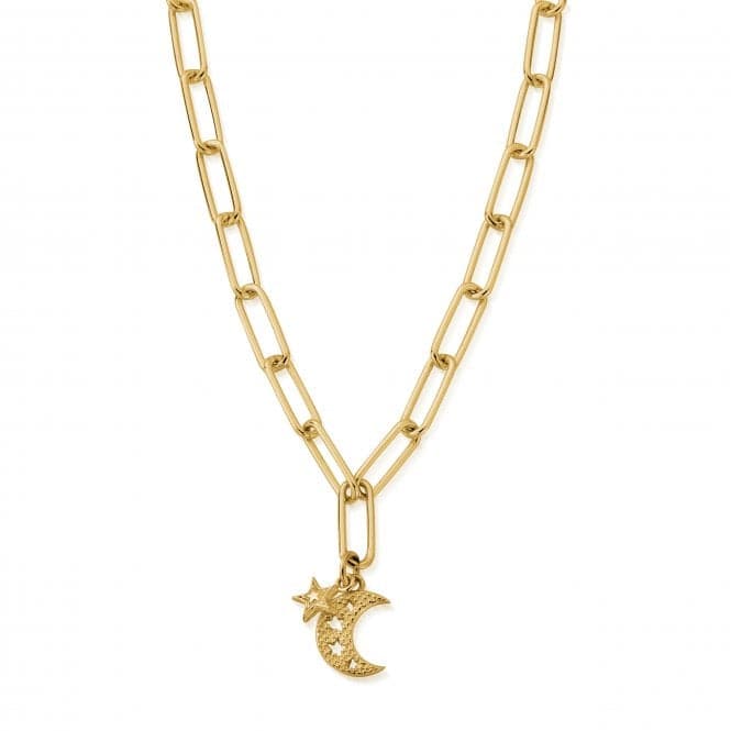 Gold Link Chain Hope and Guidance Necklace GNLC30873031ChloBoGNLC30873031