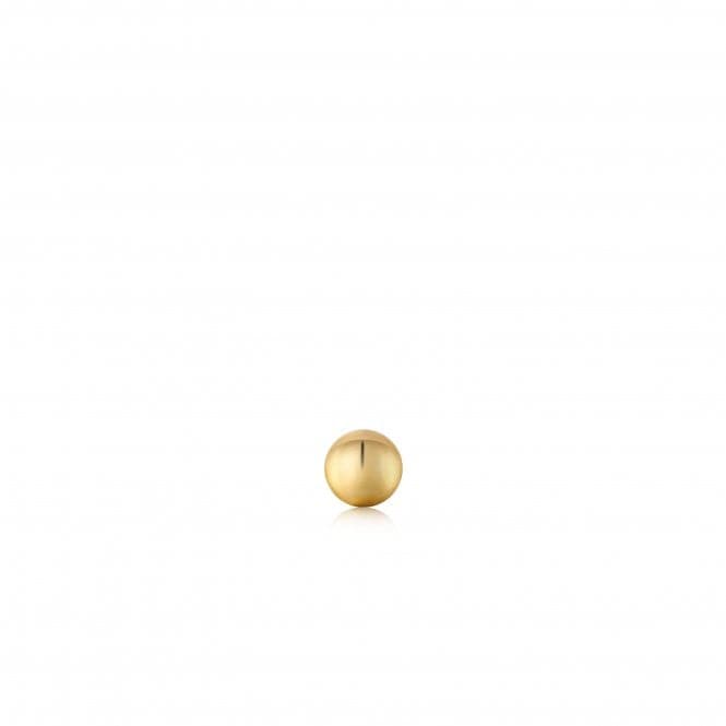 Gold Mini Sphere Barbell Single Earring E035 - 01GAnia HaieE035 - 01G