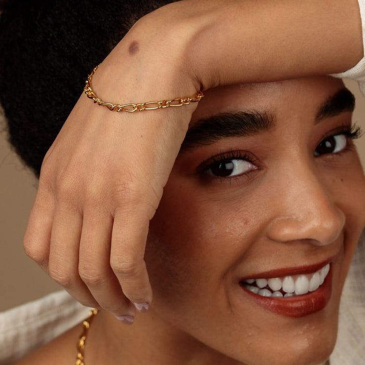 Gold Plated My Story Charm Collector Bracelet CBRGMYSTY