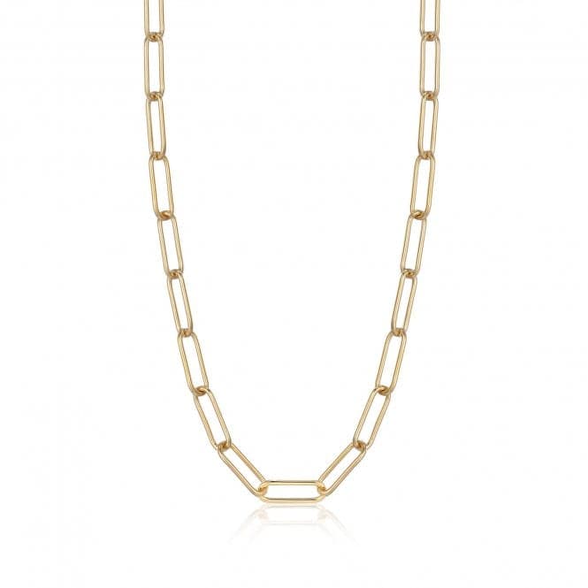 Gold Paperclip Chunky Chain Necklace N046 - 03GAnia HaieN046 - 03G
