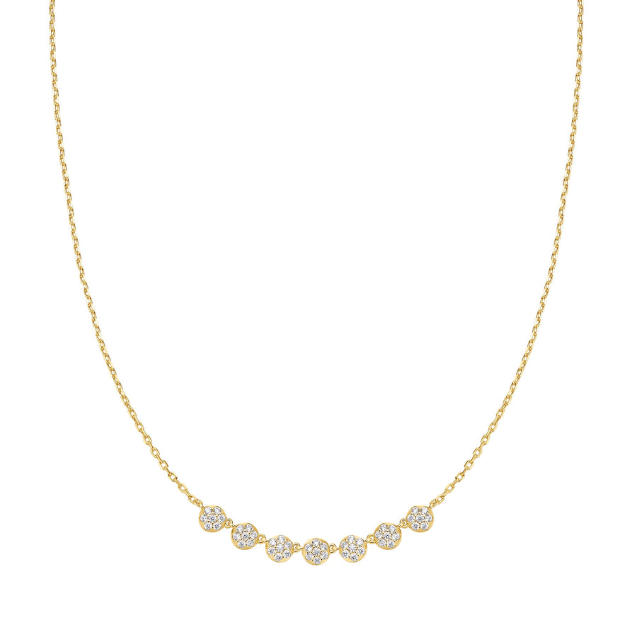 Gold Pavé Multi Beaded Chain Necklace N065 - 07GAnia HaieN065 - 07G