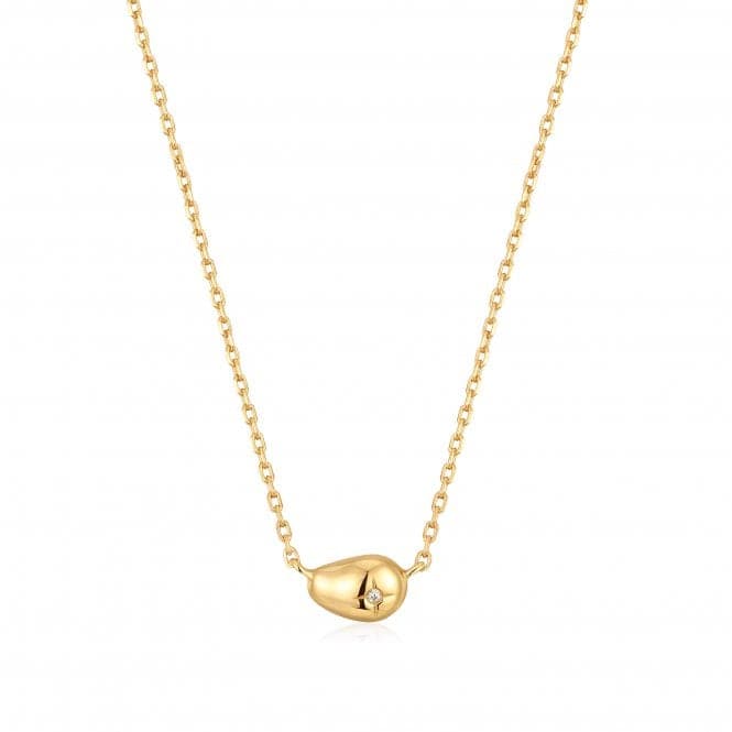 Gold Pebble Sparkle Necklace N043 - 04GAnia HaieN043 - 04G