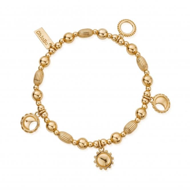 ChloBo Gold Phases Of The Goddess Bracelet GBMUL4M – Acotis Diamonds