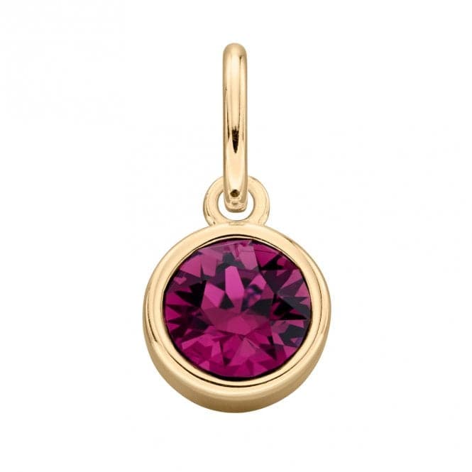 Gold Plated Amethyst Swarovski Crystal PendantBeginningsP1579