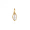 Gold Plated Birthstone Cabochon Pearl Pendant P5219BeginningsP5219
