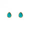 Gold Plated Birthstone December Turquioise Earrings E6213BeginningsE6213