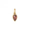 Gold Plated Birthstone January Garnet Pendant P5214BeginningsP5214