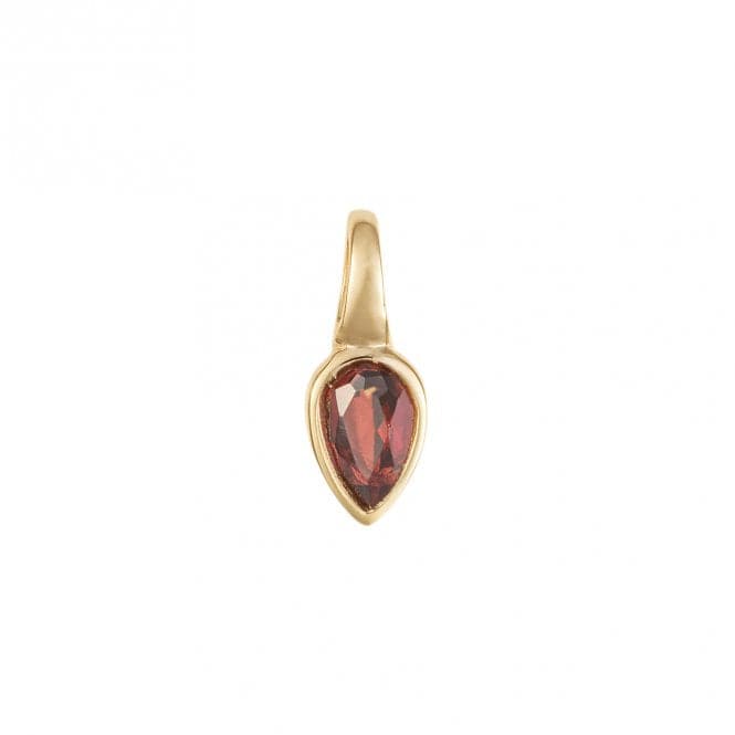 Gold Plated Birthstone January Garnet Pendant P5214BeginningsP5214