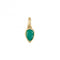 Gold Plated Birthstone May Green Onix Pendant P5218BeginningsP5218