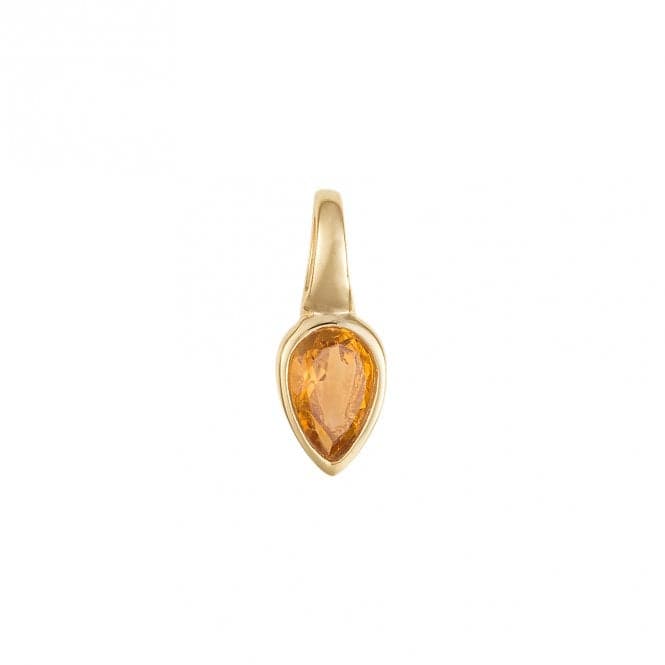 Gold Plated Birthstone November Citrine Pendant P5224BeginningsP5224