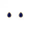 Gold Plated Birthstone September Lapis Lazuli Earrings E6210BeginningsE6210