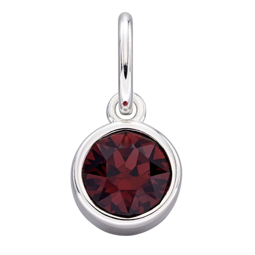 Gold Plated Burgandy Swarovski Crystal Pendant P1578BeginningsP1578