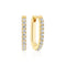 Gold Plated Capizzi Medio Earrings SJ - E42211 - CZ - YGSif JakobsSJ - E42211 - CZ - YG