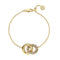 Gold Plated Carrara Bracelet SJ - B2477 - XCZ - YGSif JakobsSJ - B2477 - XCZ - YG