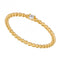 Gold Plated Dainty Beaded Zirconia Ring R3823CBeginningsR3823C 50
